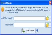 Select the Undo changes option from the software interface, Undo Changes dialog box will appear.